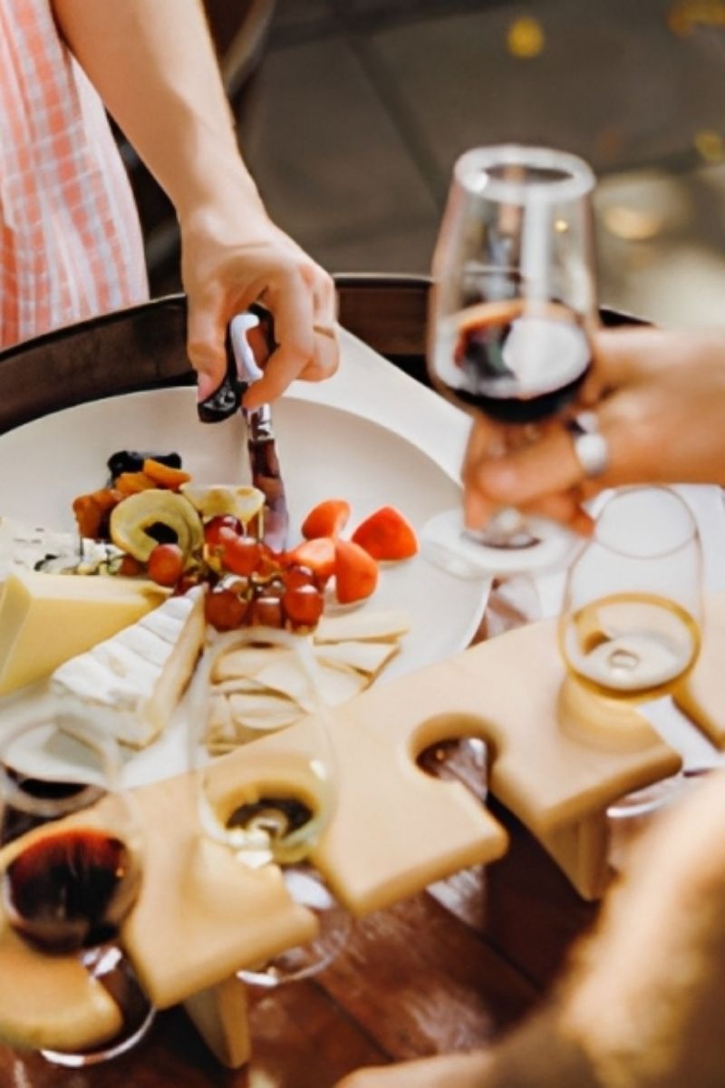 Cheese platter at the Cellar Door