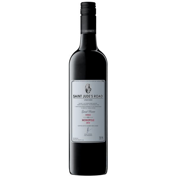 2010 Saint Jude’s Road Grand Reserve Shiraz Monopole - Sirromet