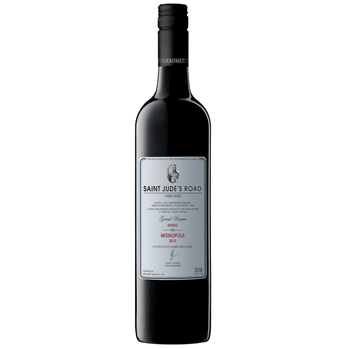 2010 Saint Jude’s Road Grand Reserve Shiraz Monopole - Sirromet