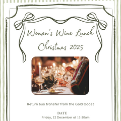 2025 Women’s Wine Christmas Lunch Return Transfer