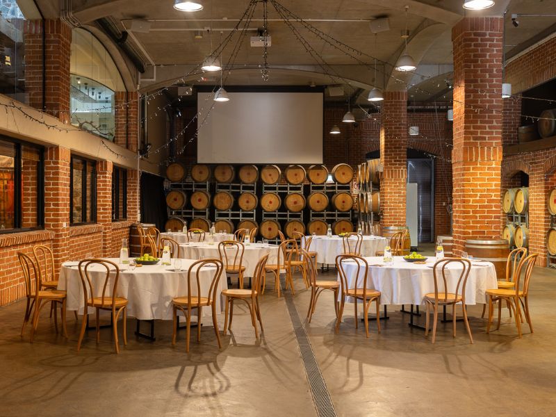 Barrel Hall for corporate event