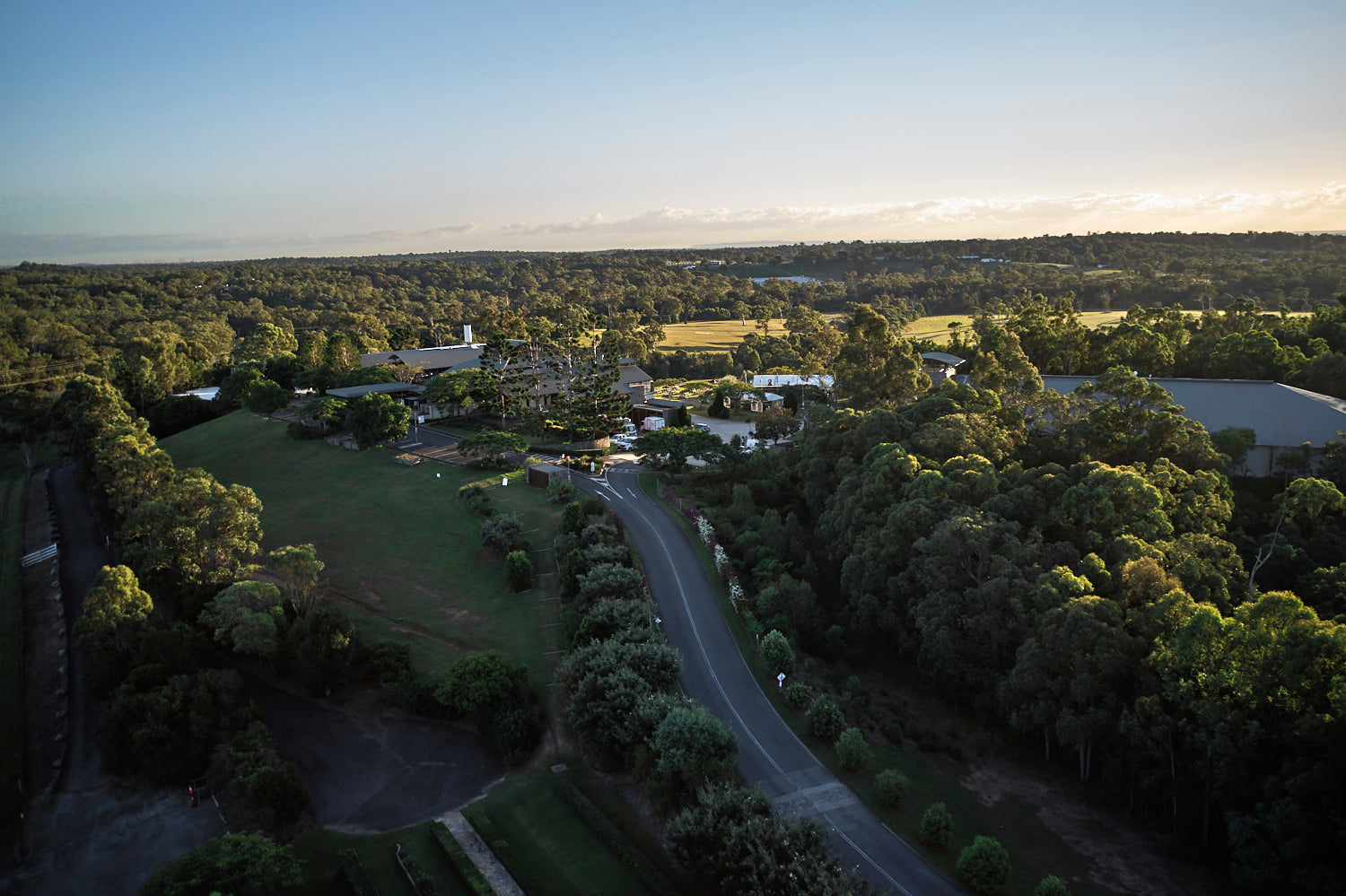 Drone view over Sirromet Brisbane