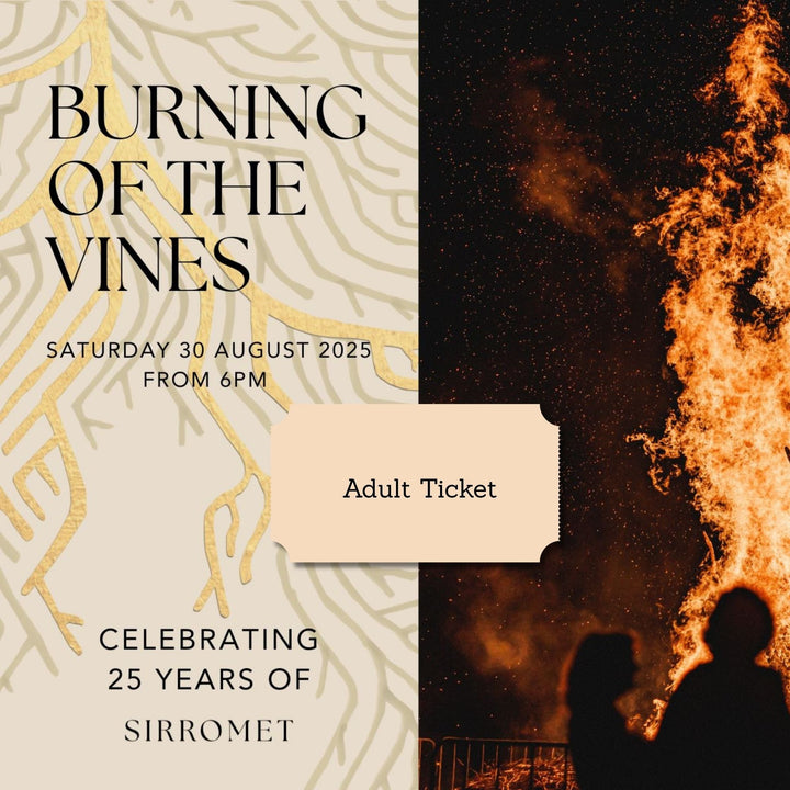 Burning of the Vines – 25th Anniversary Special Edition adult ticket