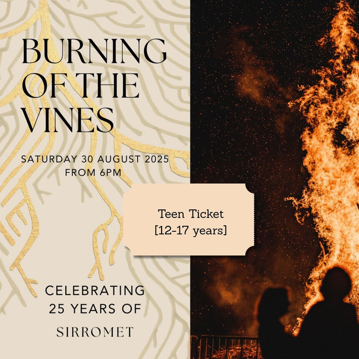 Burning of the Vines – 25th Anniversary Special Edition teen ticket