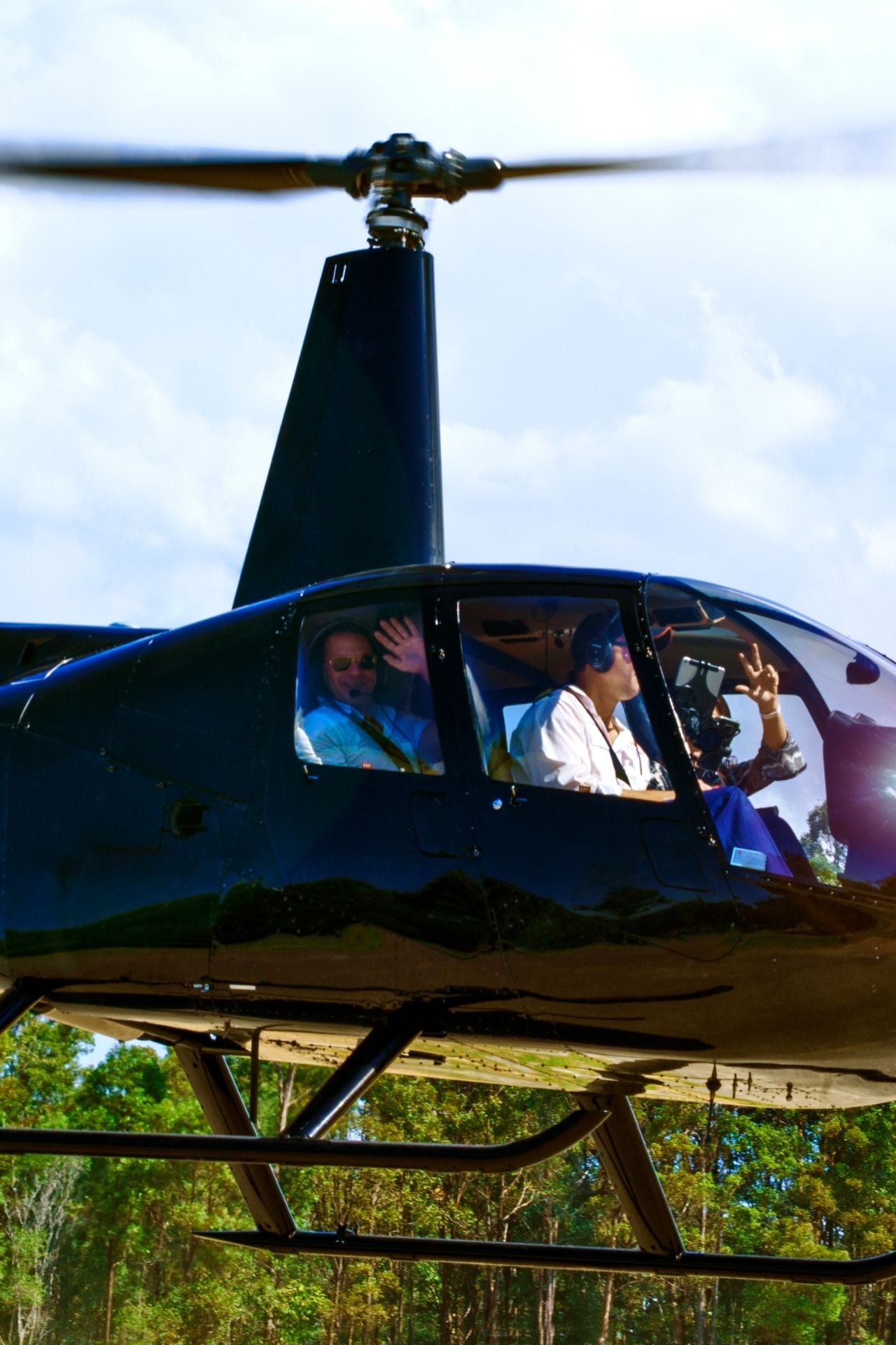 Helicopter over Sirromet