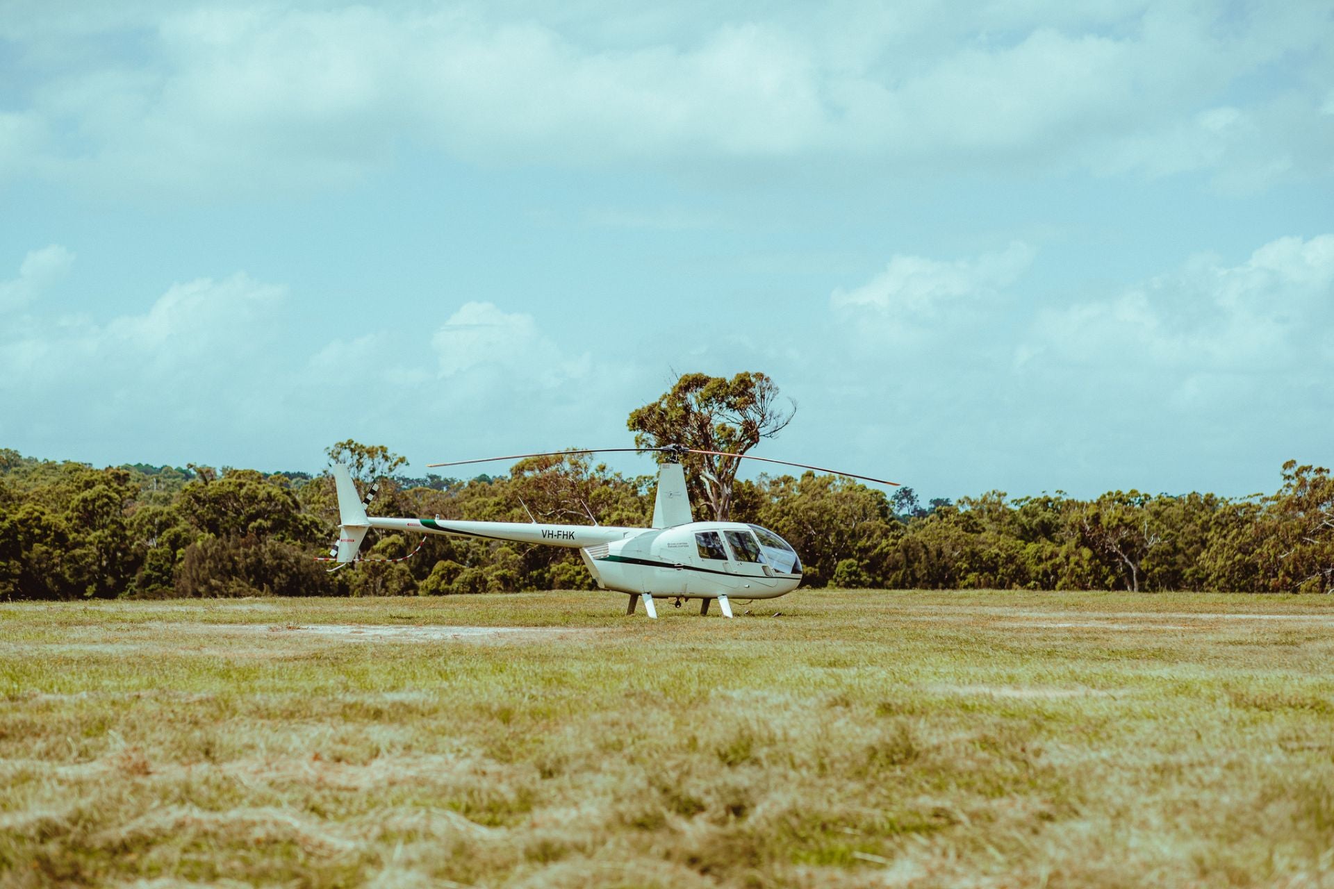 helicopter landing at Sirromet