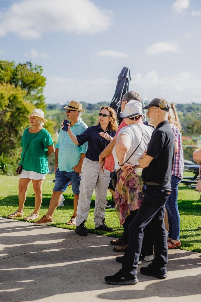 Club members on a wine tour at Sirromet